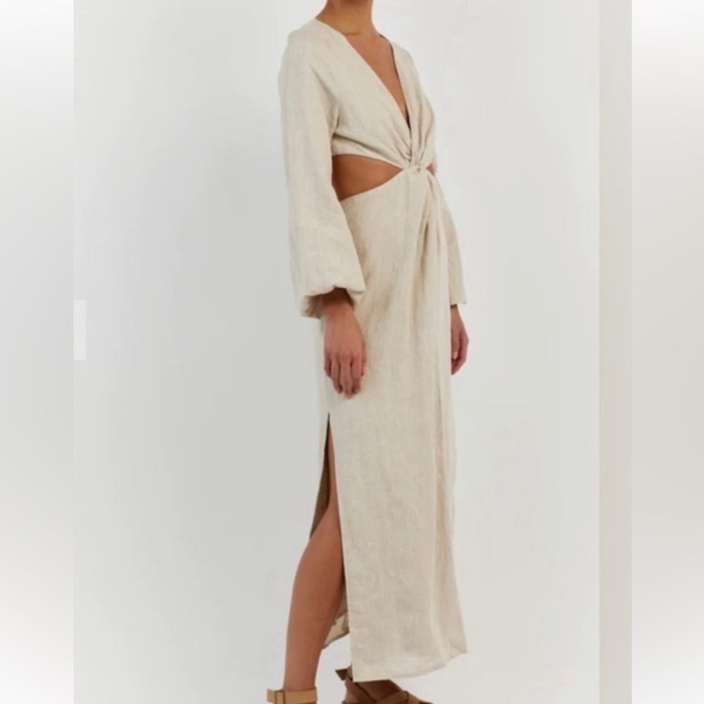 Dissh Dresses | Dissh Tina Maxi Dress in Natural Linen
